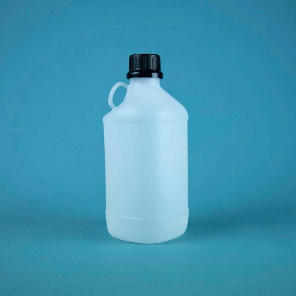 2.5l UN HDPE Liquid bottle black cap