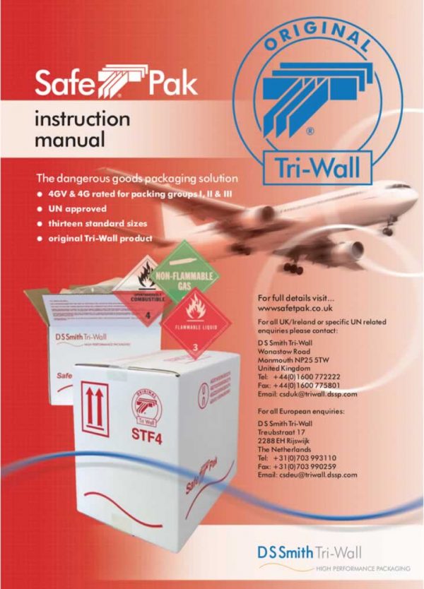 Safe T Pak Manual