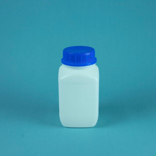 1.5l hdpe wide neck white bottle blue cap