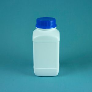 2.5l hdpe wide neck white bottle blue cap