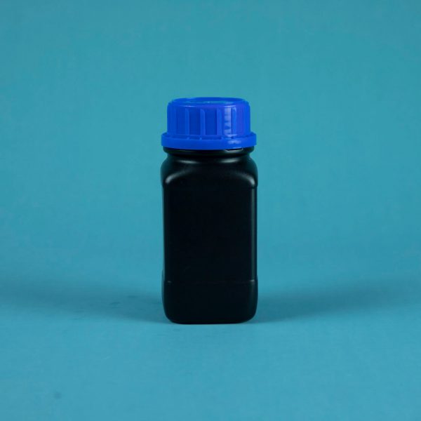250ml hdpe wide neck bottle blue cap