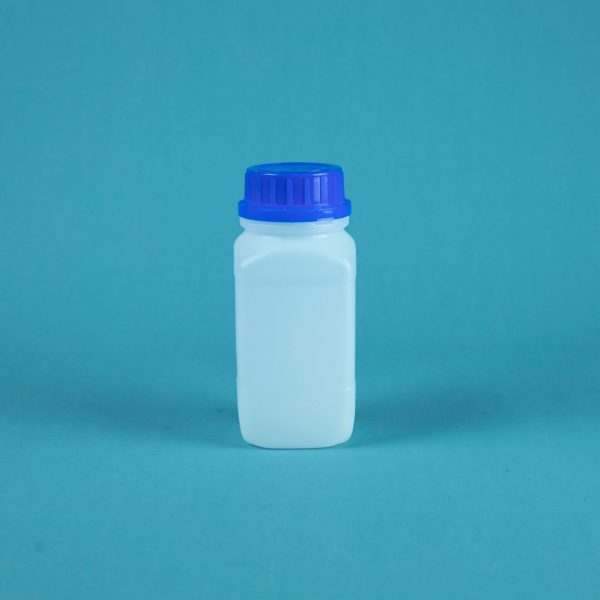 500ml hdpe wide neck natural bottle blue cap