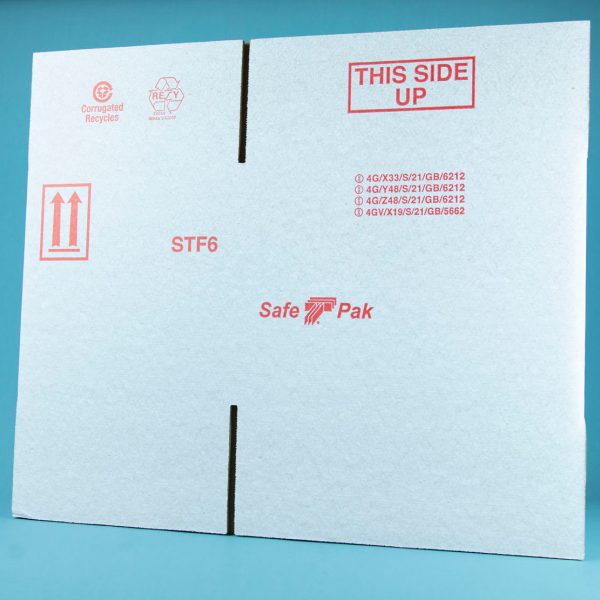 STF6A - Flat - UN 4G/4GV Fibreboard Box